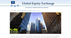 Desktop Screenshot of globalequityexchange.com